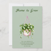 Home to Grow Nieuwe Adresaankondiging Aankondiging (Voorkant)