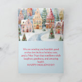 HOME TO HOME GOEDE WENSEN KERST KAART (Binnen)