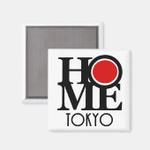HOME Tokyo (Engels) Magneet (Voorkant / Achterkant)