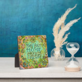 Home Too Small Irish Quote Green Fun Inspirivity Fotoplaat (Insitu)