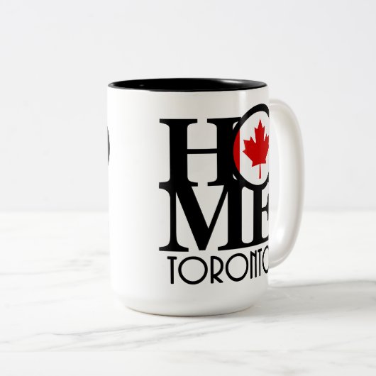 HOME Toronto 15oz Tweekleurige Koffiemok (Voorkant rechts)