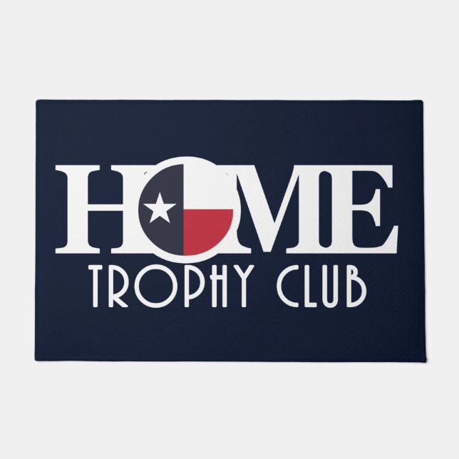 HOME Trophy Club Texas Deurmat (Voorkant)