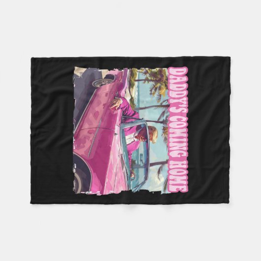 Home Trump Shirt Grappig Maga Donald Trump 2024 Fleece Deken (Voorkant (Horizontaal))