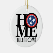 HOME Tullahoma Tennessee Keramisch Ornament (Rechts)