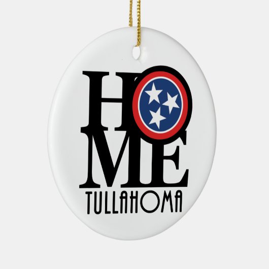 HOME Tullahoma Tennessee Keramisch Ornament (Rechts)
