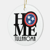 HOME Tullahoma Tennessee Keramisch Ornament (Links)