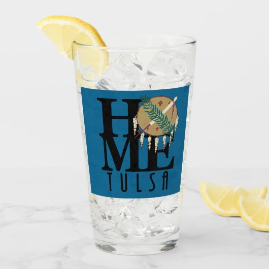 HOME Tulsa Oklahoma Glas (Voorkant ijs)
