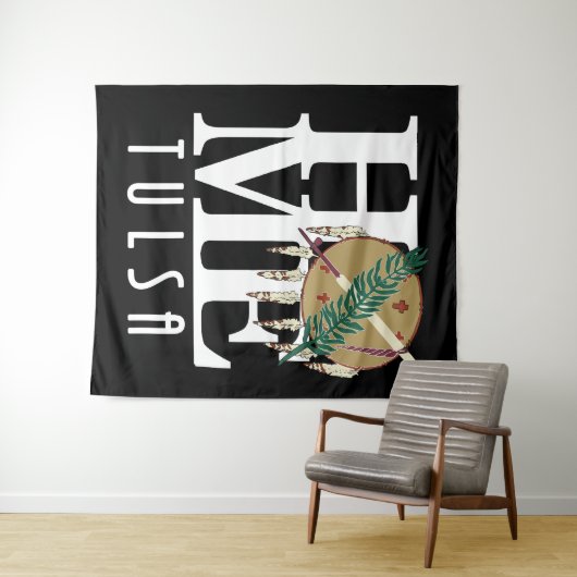 HOME Tulsa Oklahoma Wandkleed (In Situ (horizontaal))