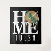 HOME Tulsa Oklahoma Wandkleed (Voorkant)