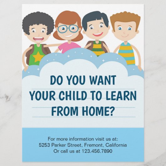 Home Tutor Flyer (Voorkant)