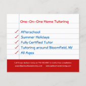 Home Tutoring Flyer (Achterkant)