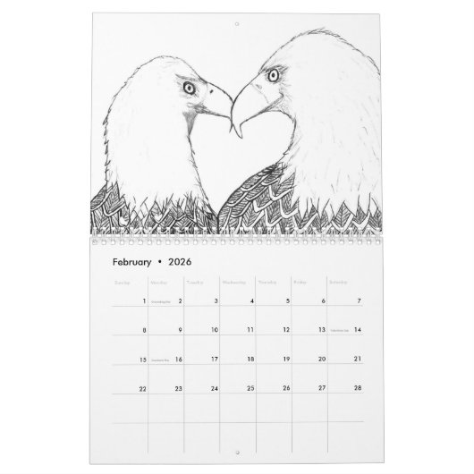 HOME Tweede Natuur Harriet Ozzie M15 E14 E15 E16 Kalender (Feb 2026)