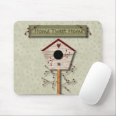 Home Tweet Home Mousepad Muismat (Met muis)