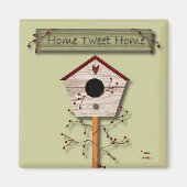 Home Tweet Thuismagneet Magneet (Voorkant)