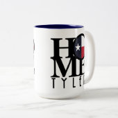 HOME Tyler Texas 15oz Tweekleurige Koffiemok (Voorkant rechts)