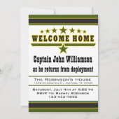 Home-uitnodiging van de soldaat kaart (Voorkant)