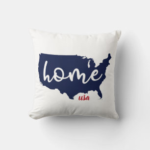 Home USA Patriotic Striped Pattern Kussen
