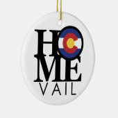 HOME Vail Colorado Keramisch Ornament (Rechts)