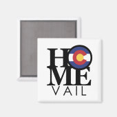 HOME Vail Colorado Magneet (Voorkant / Achterkant)