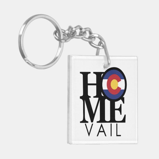 HOME Vail Colorado Sleutelhanger (Voorkant Links)