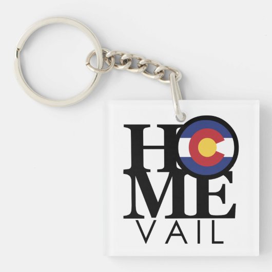 HOME Vail Colorado Sleutelhanger (Voorkant)