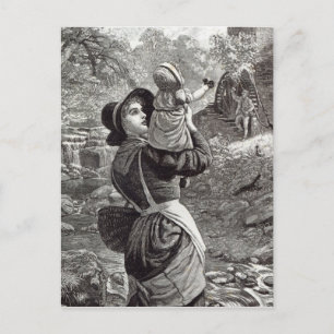 Home van Market, van 'vrijetijdsuur', 1888 Briefkaart