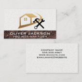 Home Vastgoed Logo | Bouwgereedschap Visitekaartje (Voorkant / Achterkant)