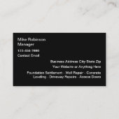 Home Vastgoed Stichting Reparatie Visitekaartje (Achterkant)