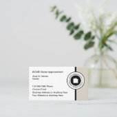 Home Verbetering Bouw Visitekaartjes (Staand voorkant)