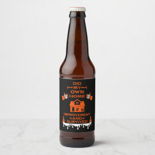 Home Verbetering Gefeliciteerd Bier Etiket