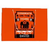 Home Verbetering Gefeliciteerd Groot Cadeauzakje (Achterkant)