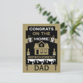 Home Verbetering Gefeliciteerd Kaart (Staand voorkant)