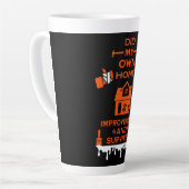 Home Verbetering Gefeliciteerd Latte Mok (Linkerhoek)