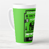 Home Verbetering Gefeliciteerd Latte Mok (Linkerhoek)