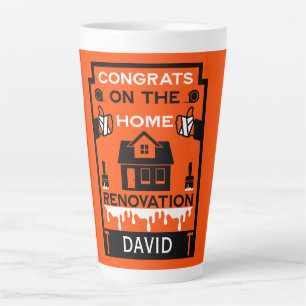 Home Verbetering Gefeliciteerd Latte Mok