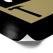 Home Verbetering Gefeliciteerd Perfect Poster (Hoek)