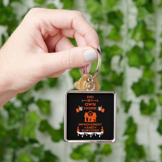 Home Verbetering Gefeliciteerd Sleutelhanger (Hand)