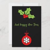 Home Verbetering Kerstcadeaus Feestdagenkaart (Achterkant)