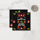 Home Verbetering Kerstcadeaus Notitiekaartje (Voorkant / Achterkant in situ)