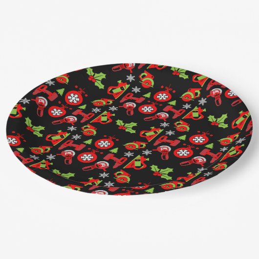 Home Verbetering Kerstcadeaus Papieren Bordje (Gekanteld)