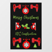 Home Verbetering Kerstcadeaus Raamsticker (Vel)