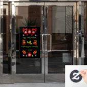Home Verbetering Kerstcadeaus Raamsticker (Kantoordeur)