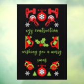 Home Verbetering Kerstcadeaus Raamsticker (Vel 3)