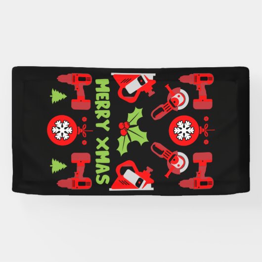 Home Verbetering Kerstcadeaus Spandoek (Horizontaal)