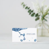 Home Verbetering Omgeving Duidelijke Waterdruppel Visitekaartje (Staand voorkant)