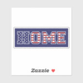 HOME VERENIGDE STATEN STICKER (Vel)