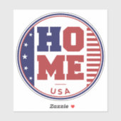HOME VERENIGDE STATEN STICKER (Vel)