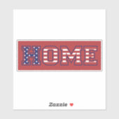 HOME VERENIGDE STATEN STICKER (Vel)