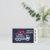 Home Verhuisvervoer op draadnet Visitekaartje (Staand voorkant)