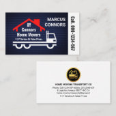 Home Verhuisvervoer op draadnet Visitekaartje (Voorkant / Achterkant)